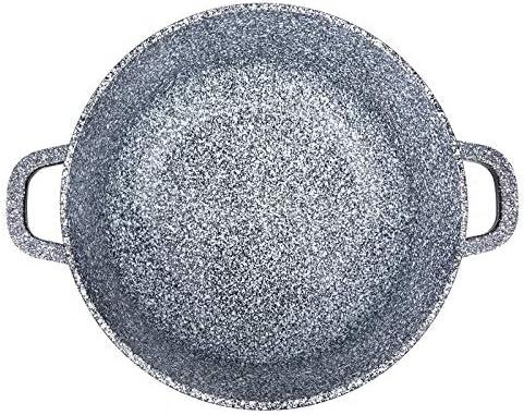 Marmurinis puodas su dangteliu Zilner ZL 7074 6,8L indukcijai 28 cm