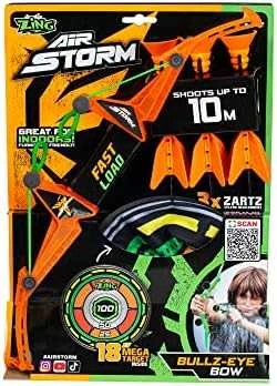 ZING lankas su strėlėmis ir taikiniu Air Storm Bullz Eye, assort., AS200