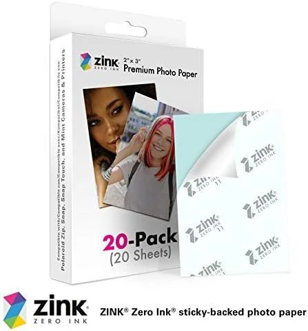 Polaroid ZINK Premium fotopopierius 2x3" 20 nuotraukų