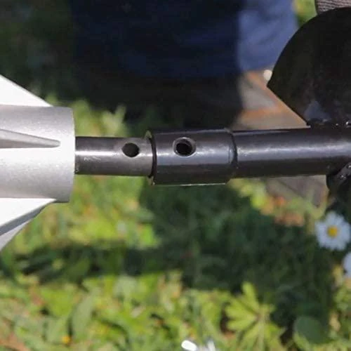 Zipper Žemės grąžtas, sodo gręžimui, su 3 grąžtais, 2 taktų variklis, lengvam dirvožemiui, tvoros stulpų skylių kasimo įrankis