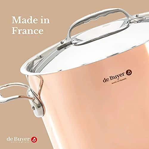 De Buyer Deep puodas, 7.5 l, Prima Matera