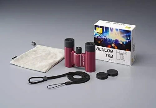 Žiūronai Nikon Aculon T02 8x21 raudona