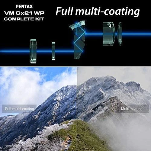 Pentax monoklis VM 6x21 WP pilnas komplektas