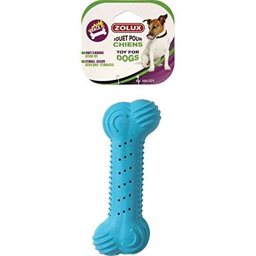 Zolux Žaislas kauczukowa šuniui, kaulas chrupiąca 17 cm skirtingos spalvos