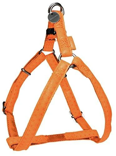 Zolux Szelki šuniui regulowane Mac Leather M 20 mm kol. oranžinė
