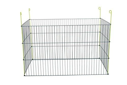 Zolux Metalo sodyba, stačiakampio formos graužikams pilka 101x60x61
