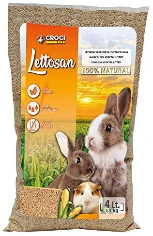 CROCI Lettosan kukurūzų kraikas graužikams 4l