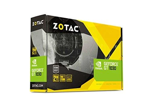 Vaizdo plokštė Žemo profilio ZOTAC GeForce GT 1030, 2 GB GDDR5, ATX/LP, DVI-D, HDMI 2.0b