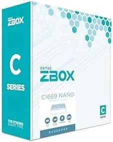 ZOTAC ZBOX CI669 Nano Barebone Intel Core i7-1355U 2XDDR5 SODIMM 1xSATA 1xM.2 Dual Lan WiFi 6 Blueatooth 5.2 4xUSB 3.1 1xUSB 2.0
