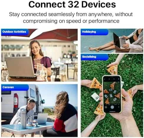 Belaidis Maršrutizatorius - ZTE U10S Pro 4G Wi-Fi 6 Teal