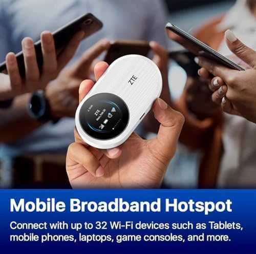 Belaidis Maršrutizatorius - ZTE U10S Pro 4G Wi-Fi 6 Teal