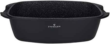ZWIEGER Juodas STONE - keptuvė 32cm 5.0L