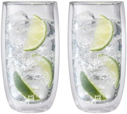 ZWILLING 39500-120 stiklinių su dvigubomis sienelėmis rinkinys, 2 vnt. 475 ml