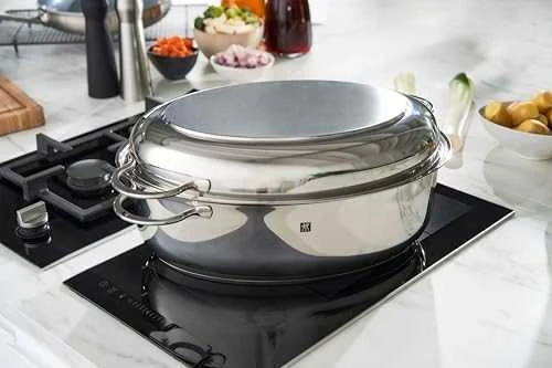 Virtuvės Indai - Zwilling Keptuvė 8.5L Nerūdijančio Plieno su Aliuminio Šerdimi