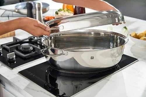 Virtuvės Indai - Zwilling Keptuvė 8.5L Nerūdijančio Plieno su Aliuminio Šerdimi
