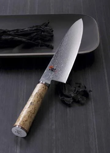 Zwilling Verschiedene MIYABI Gyutoh sidabrinė, Masur beržinė rankena, 200mm