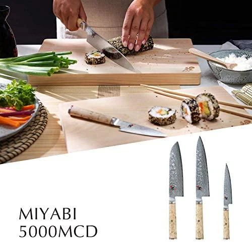 Zwilling Verschiedene MIYABI Gyutoh sidabrinė, Masur beržinė rankena, 200mm