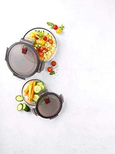Apvali borosilikatinio stiklo dėžutė Zwilling Gusto, 1,3 l
