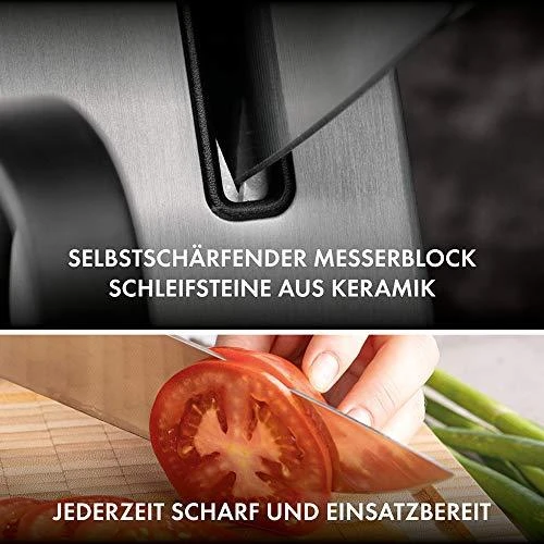 ZWILLING FOUR STAR 7 dalių tamsaus uosinio peilių rinkinys su KIS technologija
