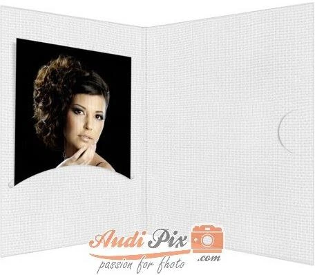 Nuotraukų rėmelis 1x100 Daiber Folders Opti-Line iki 7x10 cm baltos spalvos