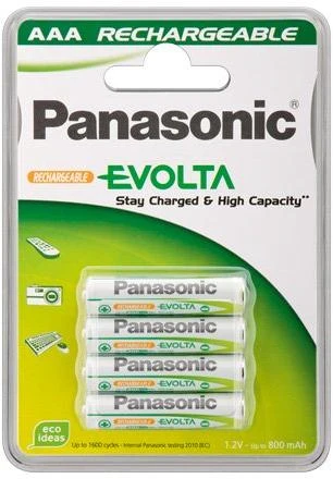 Wentronic Įkraunamos baterijos - PANASONIC P03P 750 mAh AAA 1.2V 4 vnt.