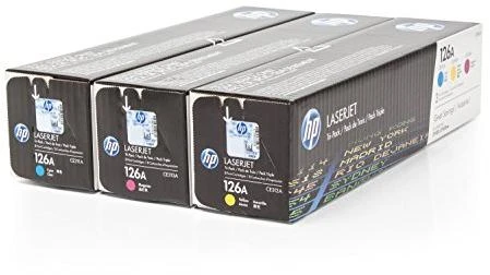 Hewlett Packard (HP) HP 126A, skirtas Color LaserJet CP1025 serijai C,Y,M (kiekvienas 1 000 puslapių)
