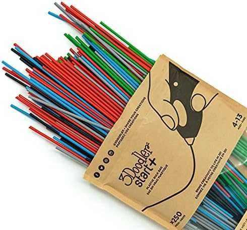 3Doodler Start ekologiški plastiko strypeliai, 250 vienetų
