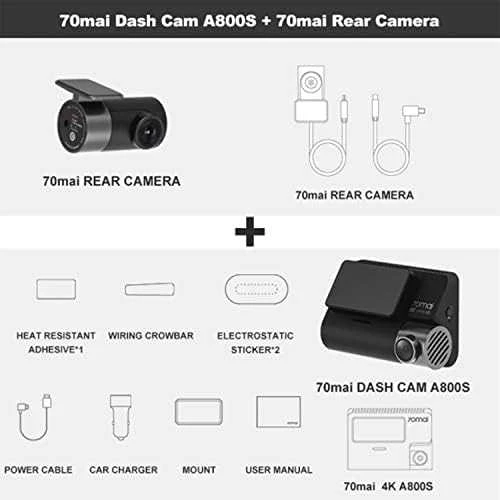 Vaizdo registratorius 70mai A800S 4K Dash Cam su RC06 rinkiniu