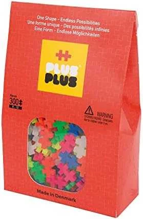 Plus Plus Klocki plastikowe PlusPlus Mini Neon 300 el.