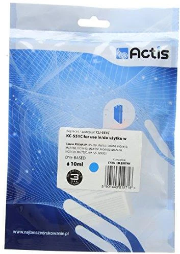 Spausdintuvo Rašalas - Actis KC-551C Mėlynas 12 Ml