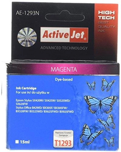 Rašalo Kasetė - Activejet AE-1293N 15 ml Raudona
