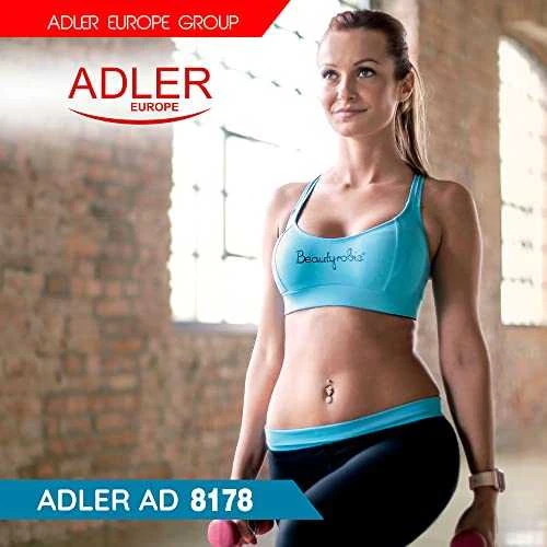 Virtuvinės svarstyklės Adler | Mechaninės vonios svarstyklės | AD 8178 | Didžiausias svoris (keliamoji galia) 120 kg | Tikslumas 1000 g | Juodas