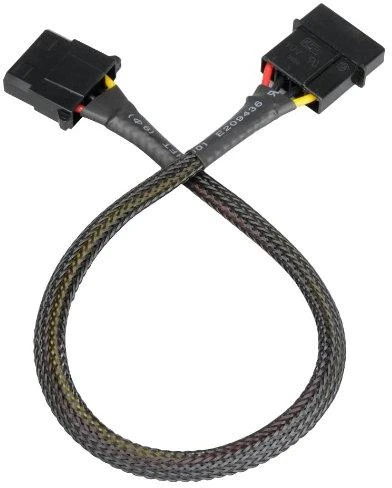 Akasa 4-Pol Molex Extension kabelis – 30cm juodos spalvos
