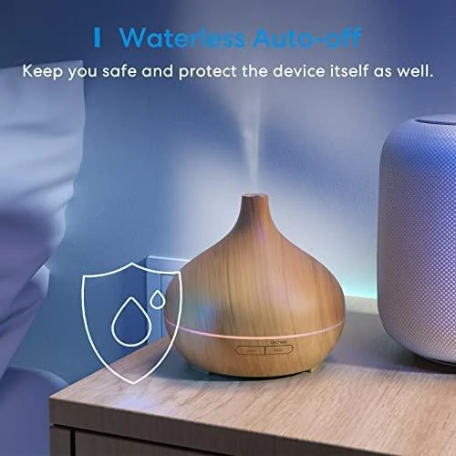 Drėkintuvas Išmanusis Wi-Fi eterinių aliejų difuzorius Meross (HomeKit)
