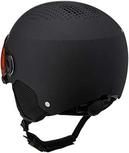 Žiemos Sporto Šalmas - Alpina Arber Visor Q Lite Juodas Matinis 54-58 cm