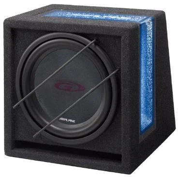 Subwoofer car Alpine SBG-1244BP (juodos spalvos)