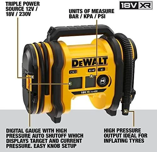 Akumuliatorinis kompresorius DeWalt DCC018N 18V (be akumuliatoriaus ir kroviklio)