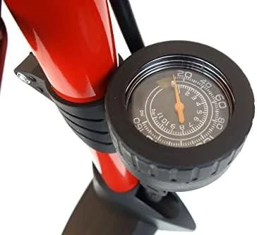 Metalinė rankinė pompa su manometru PU02, AMIO-02146