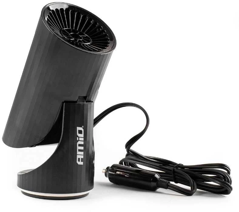 Automobilinis šildytuvas su ventiliatoriumi 12V 150W AMIO-02898