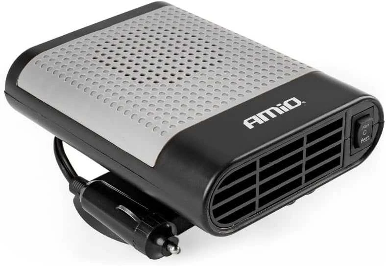 Automobilinis šildytuvas su ventiliatoriumi 12V 150W AMIO-02899
