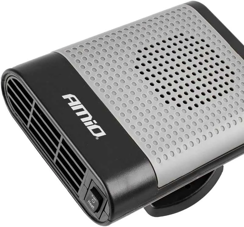 Automobilinis šildytuvas su ventiliatoriumi 12V 150W AMIO-02899