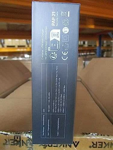Įkroviklis - Anker 735 Universalus AC Greitas Krovimas 65W Juodas