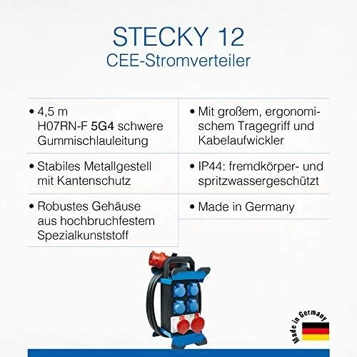 AS-Schwabe Stecky 12 techninių duomenų specifikacija