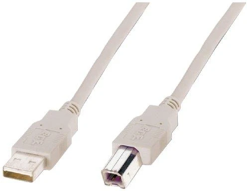 Assmann Electronic ASSMANN 10X USB2.0 kabelis 3.0m USB A zu USB B masinis smėlio spalvos