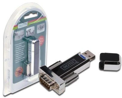 Assmann Electronic Assmann elektroninis DIGITUS keitiklis USB1.1 į serijinį įsk. USB A/M USB A/F laidas 80cm