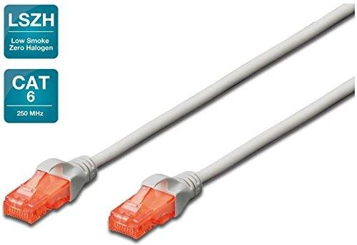 Assmann Electronic DIGITUS CAT 6 U-UTP patch kabelis Cu LSZH AWG 26/7 ilgio 2 m spalvotas pilkas