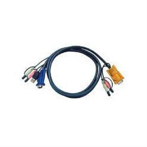 ATEN 2L-5303U ATEN KVM kabelis (HD15-SVGA, USB, USB, garsas) - 3 m