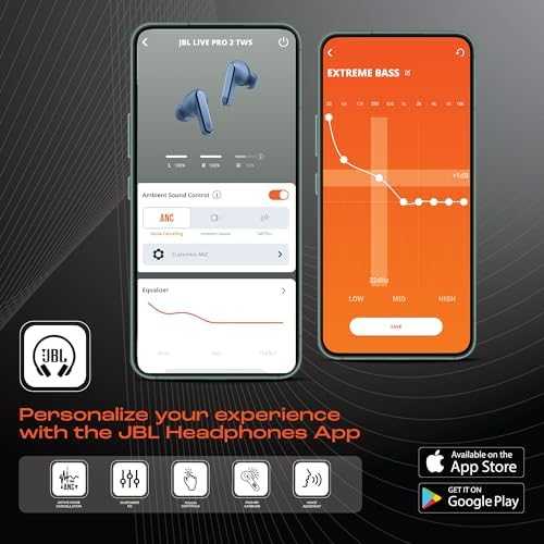 Belaidės ausinės JBL Live Pro 2 TWS, Mėlynos spalvos