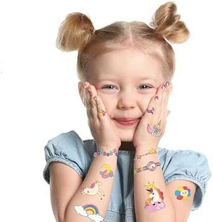 Avenir 230+ nagų lipdukų ir tatuiruočių „Vienaragiai“