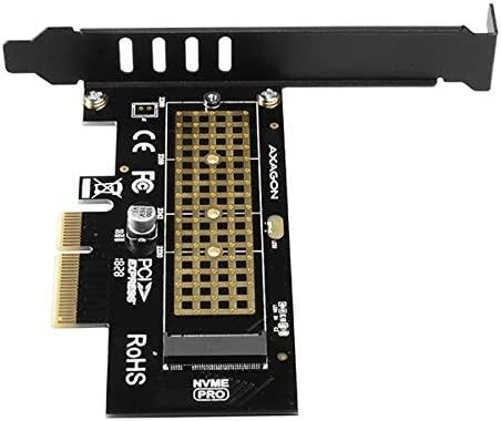 AXAGON PCEM2-N PCI-E 3.0 4x - M.2 SSD NVMe, iki 80 mm SSD